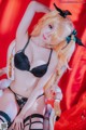 Sally多啦雪 Cosplay Fischl Gothic Lingerie